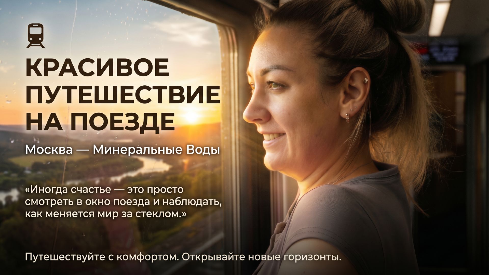 Путешествие на поезде. Москва Минеральные Воды