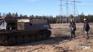 Демонтаж участка ВЛ 750 кВ на месте пересечения с ВЛ 10 кВ и 110 кВ и автодорогой