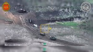 НРТК «Омич» эвакуирует поврежденного «Курьера» из зоны боя