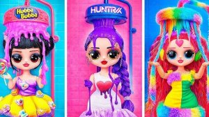 Сделала наряд из ЖВАЧКИ?! Невероятный мейковер кукол в стиле K-Pop  5 крутых идей!
