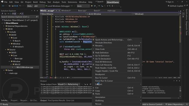 C++ 3D Game Tutorial Series_ 1 _ Creating a Window with Win32 API смотреть онлайн