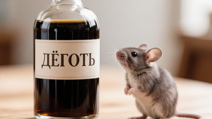 Дёготь березовый защищает от мышей