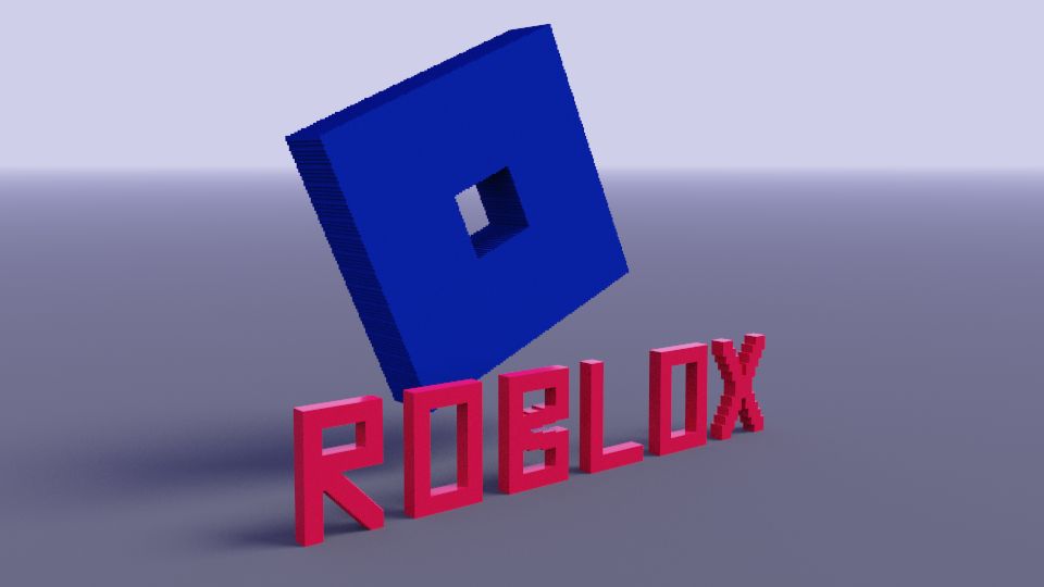 3D логотип roblox - voxel смотреть онлайн