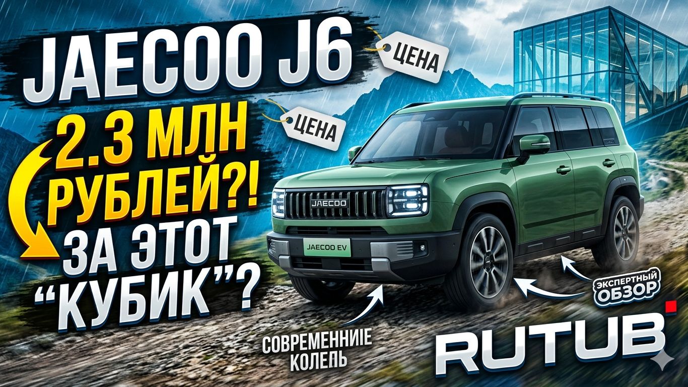 Новый Jaecoo J6 за 2,3 миллиона: Убийца «крузаков» или дорогая игрушка? смотреть онлайн