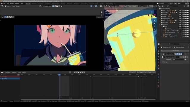 Coloso - A to Z of NPR Animation in Blender 42-3. Background Objects Effects Practice - 6 смотреть онлайн