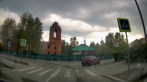 Поездка на автомобиле по Тюмени до Логунова и на Киевскую