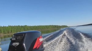 Расход бензина лодочного мотора Тохатсу 18 на лодке Казанка.