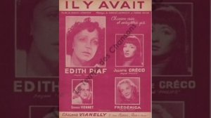 Edith Piaf - Il y avait (1950) Эдит Пиаф «Жили- были» песня Шарля Азнавура