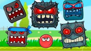 Red Ball 4.Все боссы!Прохождение без комментариев.