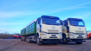КУПИЛИ два НОВЫХ грузовика FAW J6P-420. Собрали и запустили ЖАТКУ на новом РСМ-161.