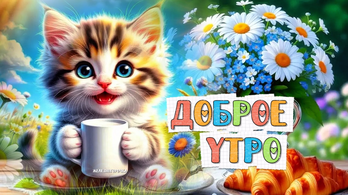 Доброе утро. Пусть солнца луч бежит по крышам