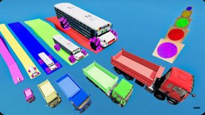 Машина запрыгивает в кузов грузовика ▶️ BeamNG Drive