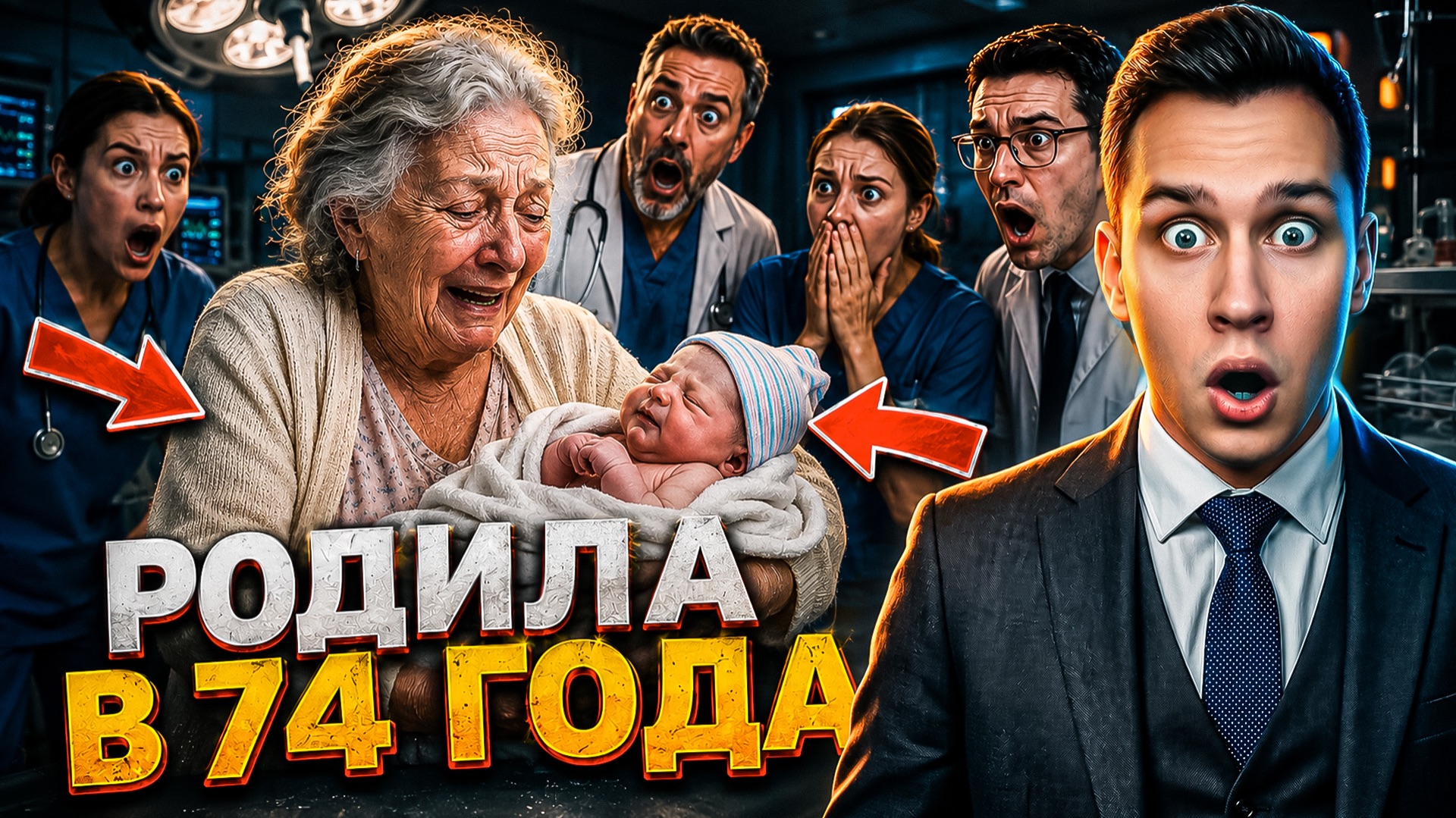 74 года — и она стала мамой! Абсолютный мировой рекорд смотреть онлайн