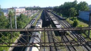 Непассажирская станция «Заневский пост» удивительный вид сверху 2 часа красивого вида