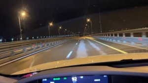 РЕММЕР. Проезд по Крымскому Мосту , ночь , май 2026, Россия