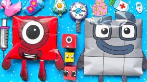 NUMBERBLOCKS 1 и 9 РОДИТЕЛИ ⚡️ number 1 очень много ест !!!! 🥣
