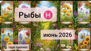 Рыбы ♓, июнь 2026