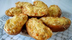 Горячие бутерброды с фаршем в духовке