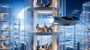 Future Moon City 2150 🌕 Luxury Lunar Civilization ｜ Cinematic Ambient