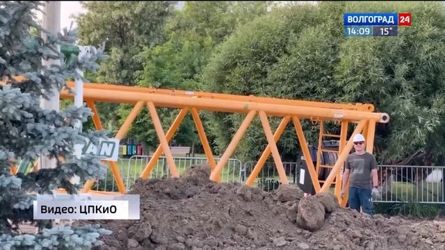 Вести Волгоград монтаж колеса обозрения сделано в Cliphamp