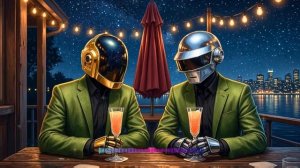 🍸 Daft Punk Starlight Terrace Lounge ｜ Chill Disco, Synthwave, Chillwave, Electronic Funk Playlist-