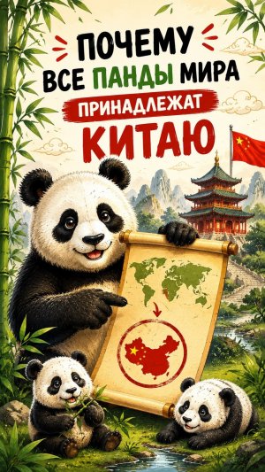 Почему все панды в мире принадлежат Китаю? 🐼🇨🇳