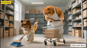 У мамы-кошки снова болит спина, но рыжий котенок узнает секрет прочности костей