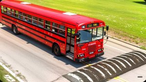 Автобус и грузовики против глубокой воды и массивных лежачих полицейских ▶️ BeamNG Drive
