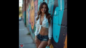 Ai Art Girls. Городские мини-юбки в стиле граффити