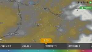 Прогноз погоды 1-6 июня 2026 от windy.com