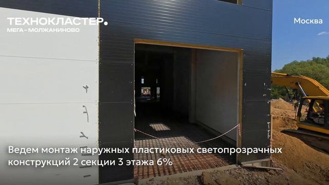 Ход строительства Технокластер «Мега – Молжаниново» от застройщика «Страна Девелопмент», 01.06.2026