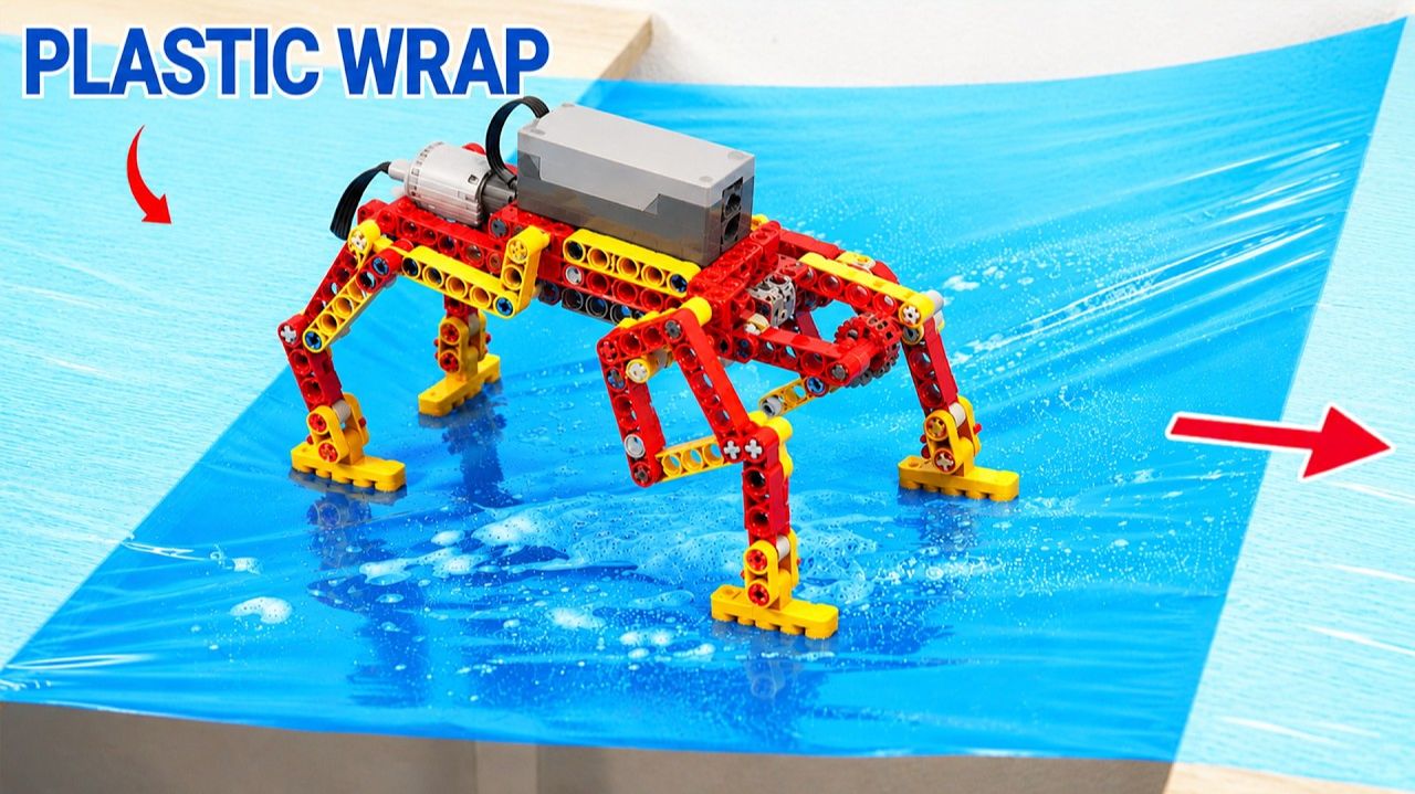 Тестируем Разные Машинки LEGO На Супер Скользком Мосту смотреть онлайн