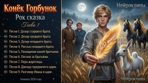 [Конёк Горбунок] Рок сказка - ГЛАВА 1 [AiD music] [ИИ]