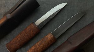 ОБЗОР ГОТОВЫХ НОЖЕЙ. Саамские ножи из 95х18 и Cr8(PGK)