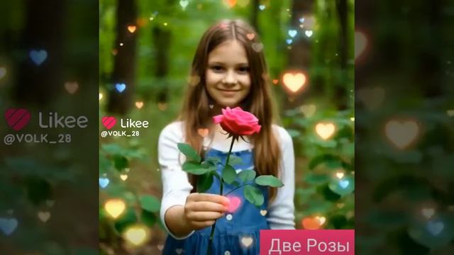 Девочка с розой.