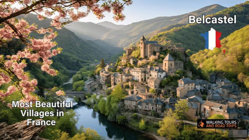 🚶 SmartTV 4К ➤ 🌺 Белкастель! 🌺 Экскурсия по живописной средневековой французской деревни! 🌺 смотреть онлайн