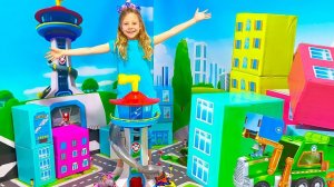 Nastya learns how to reuse on Earth Day with the PAW Patrol Toys