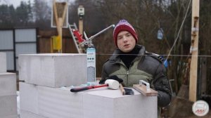 Газобетон на пену - простой способ кладки газоблока