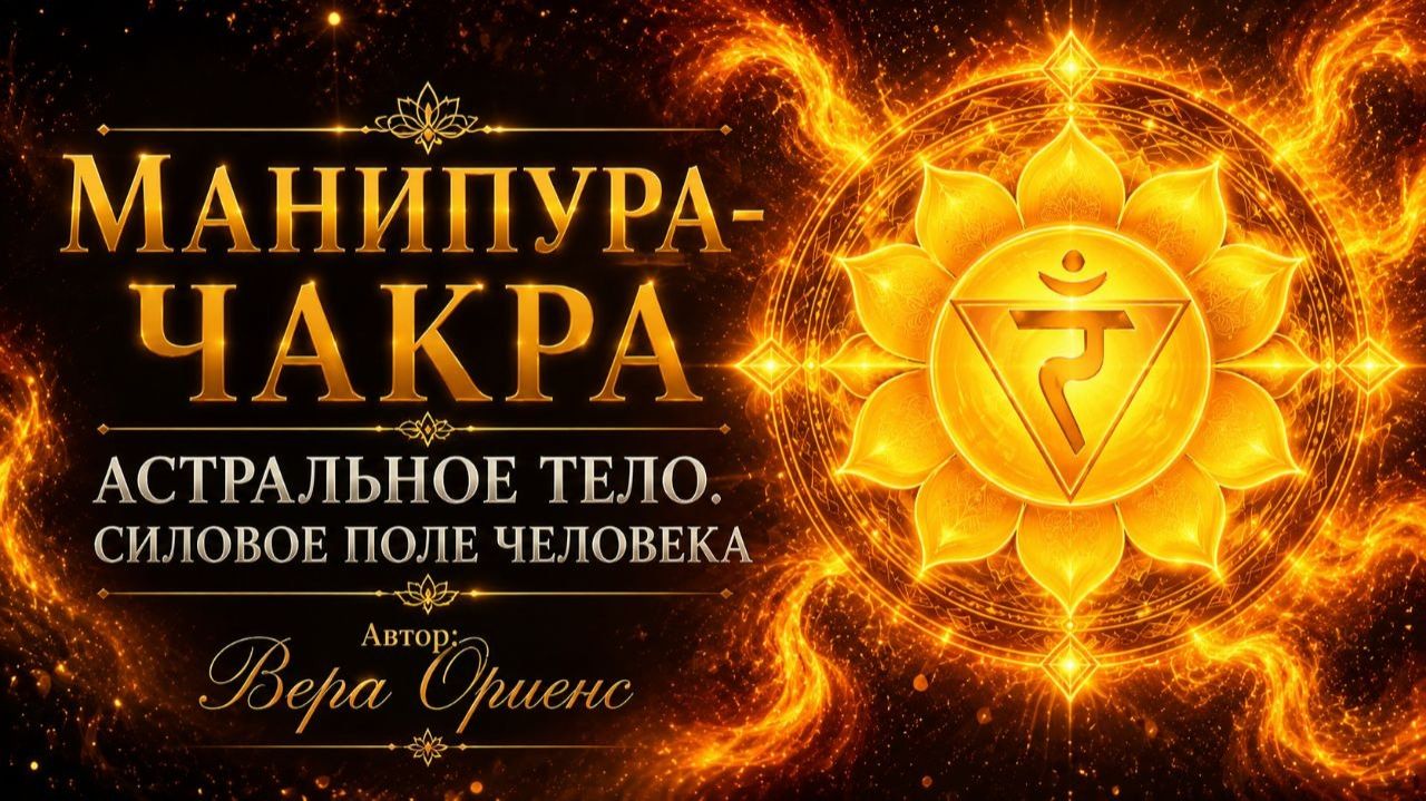 🟡Манипура-чакра🔸Астральное тело ➰ Силовое поле человека 📍Автор: Вера Ориенс