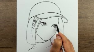 Как легко нарисовать красивую необычную девушку