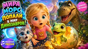 🦕Нашли Потерявшегося Динозаврика! Добрая История Миры и Морса ❤️🦖