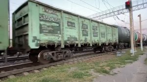 ГОСТЬ С ВНИИХЖТА! Электровоз вл80 перегоняет электровоз 3эс5к с ВНИИХЖТА