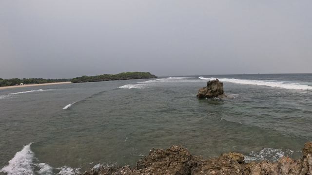 Индонезия. Остров Бали. Пейзажи побережья Нуса Дуа.