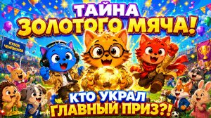 Кто украл Золотой Мяч? ⚽😱 Коты-Детективы расследуют тайну | Смешной мультик