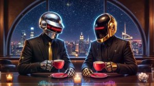 🤖 Daft Punk Night Café Funk Groove ｜ Chill Disco, Synthwave, Chillwave, Electronic Funk, Playlist