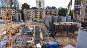 Ход строительства  ЖК «АУРУС Резиденции» в Москве от застройщика «Страна Девелопмент», 01.06.2026