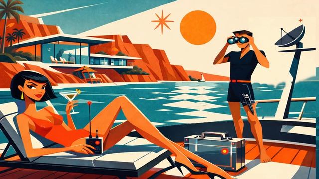 60's COCKTAIL LOUNGE SPY JAZZ ｜ ESPIONAGE ON THE RIVIERA