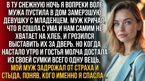 ИСТОРИИ ИЗ ЖИЗНИ|Я вопреки мужу приютила в бурю мать с сыном|РЕАЛЬНЫЕ ИСТОРИИ|ЖИЗНЕННЫЕ ИСТОРИИ