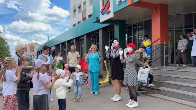 День защиты детей в Альметьевской детской больнице