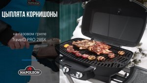 Цыплята-корнишоны на газовом гриле Napoleon TravelQ PRO 285X